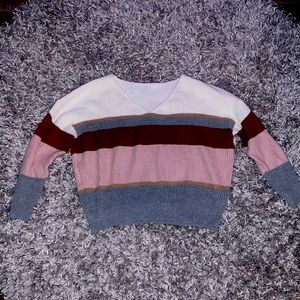 Multi colored sweater